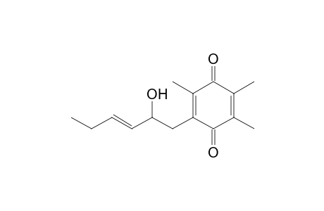 (E)-2-(2-Hydroxyhex-3-enyl)-3,5,6-trimethyl[1.4]benzoquinone