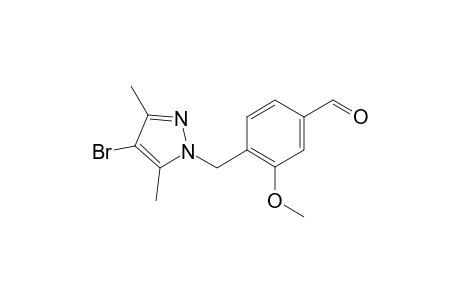 Benzaldehyde, 4-(4-bromo-3,5-dimethyl-1-pyrazolylmethyl)-3-methoxy-