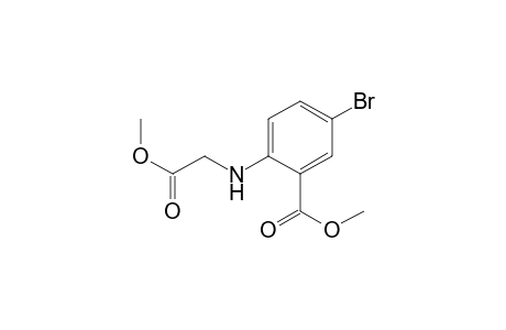 5-Bromo-2-[(2-keto-2-methoxy-ethyl)amino]benzoic acid methyl ester