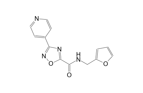 1,2,4-oxadiazole-5-carboxamide, N-(2-furanylmethyl)-3-(4-pyridinyl)-