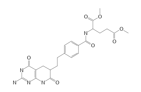 DIMETHYL-N-[4-[2-(2-AMINO-4,7-DIOXO-3,4,5,6,7,8-HEXAHYDROPYRIDO-[2,3-D]-PYRIMIDIN-6-YL)-ETHYL]-BENZOYL]-L-GLUTAMATE