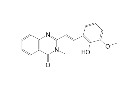 2-[(E)-2-(2-hydroxy-3-methoxyphenyl)ethenyl]-3-methyl-4(3H)-quinazolinone
