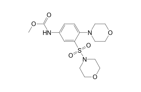 Methyl N-(4-morpholin-4-yl-3-morpholin-4-ylsulfonyl-phenyl)carbamate