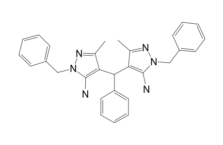 BIS-(5-AMINO-1-BENZYL-4-PYRAZOLYL)-PHENYLMETHANE