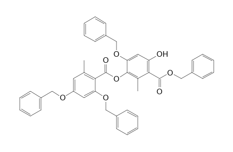 Benzyl 4-benzyloxy-3-(2',4'-dibenzyloxy-6'-methylbenzoyloxy)-6-hydroxy-2-methylbenzoate
