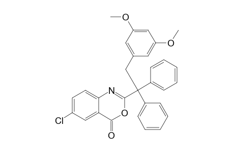 6-Chloro-2-[2-(3,5-dimethoxyphenyl)-1,1-diphenylethyl]-4H-3,1-benzoxazine-4-one
