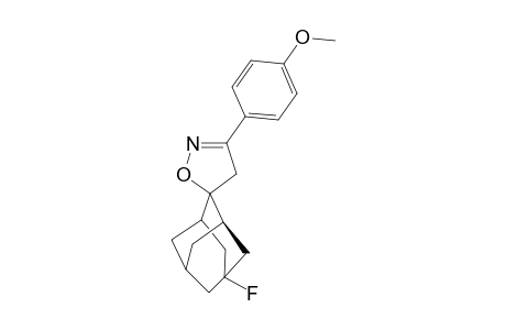 (Z)-5-Fluoro-3'-(4-methoxyphenyl)-4'-hydrospiro[adamantane-2,5'-(delta.(2)-isoxazoline]
