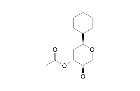 (2S*,4R*,5R*)-4-Acetoxy-2-cyclohexyltetrahydropyran-5-ol