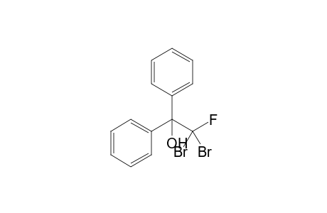 2,2-Dibromo-2-fluoro-1,1-diphenylethanol