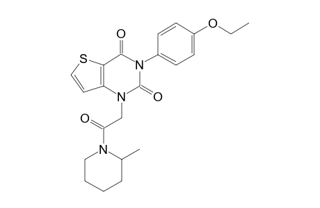 3-(4-Ethoxy-phenyl)-1-[2-(2-methyl-piperidin-1-yl)-2-oxo-ethyl]-1H-thieno[3,2-d]pyrimidine-2,4-dione