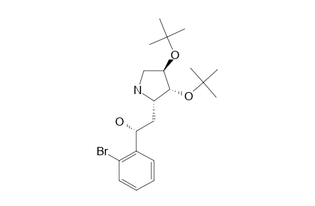 (1R)-1-(2-BROMOPHENYL)-2-[(2R,3S,4S)-3,4-DI-TERT.-BUTOXYPYRROLIDIN-2-YL]-ETHANOL