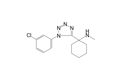 1-[1-(3-chlorophenyl)-1H-tetraazol-5-yl]-N-methylcyclohexanamine