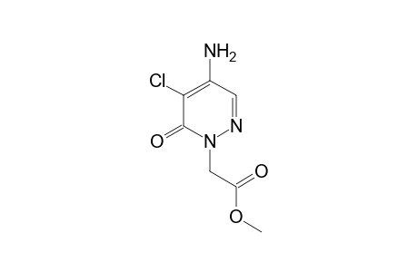 4-Amino-1-methoxycarbonylmethyl-5-chloropyridazin-6-one