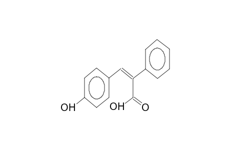 alpa-phenyl-beta-(4-hydroxyphenyl)acrylic acid