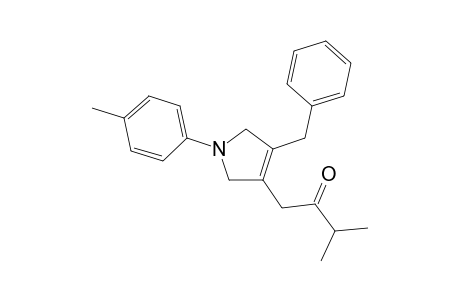 1-[4-benzyl-1-(4-methylphenyl)-2,5-dihydropyrrol-3-yl]-3-methylbutan-2-one