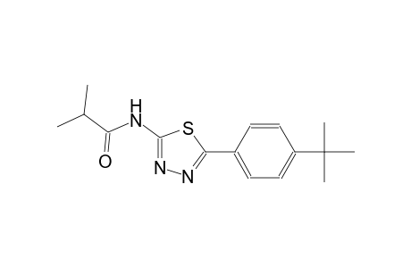 N-[5-(4-tert-butylphenyl)-1,3,4-thiadiazol-2-yl]-2-methylpropanamide