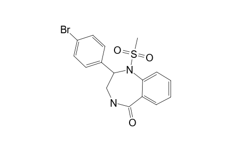 2-(4-BROMOPHENYL)-2,3,4,5-TETRAHYDRO-1-METHYLSULFONYL-2-PHENYL-1H-1,4-BENZODIAZEPIN-5-ONE