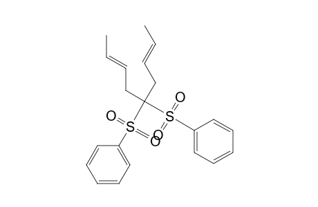 5,5-Bis(phenylsulfonyl)-2,7-nonadiene