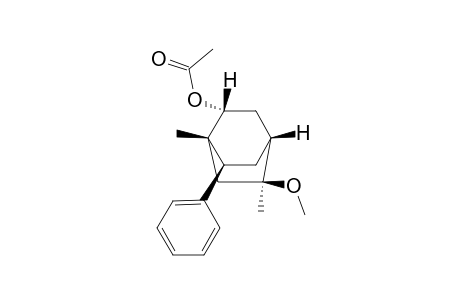 (-)-(1S,2R,4R,5S,7S)-2-Acetoxy-1,5-dimethyl-5-methoxy-7-phenylbicyclo[2.2.2]octane