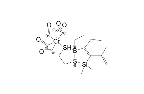 Chromium, pentacarbonyl[.mu.-[2-[[dimethyl[1-(1-methylethenyl)-1-butenyl]silyl]thio]ethanethiolato(2-)]](ethylboron)-