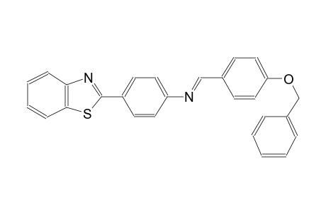 benzenamine, 4-(2-benzothiazolyl)-N-[(E)-[4-(phenylmethoxy)phenyl]methylidene]-