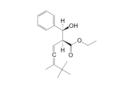 Ethyl 2-[.alpha.-hydroxybenzyl]-5,6,6-trimethyl-3,4-heptadienoate