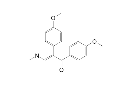 (E)-3-(dimethylamino)-1,2-bis(4-methoxyphenyl)-2-propen-1-one