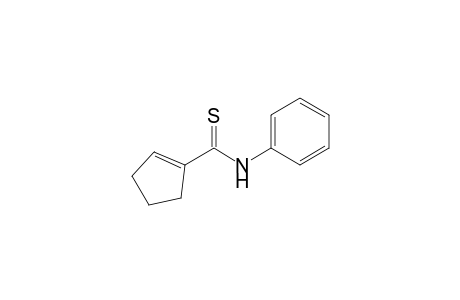 Cyclopent-1-enecarbothioic acid phenylamide