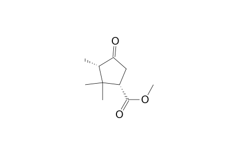 (1S,3S)-2,2,3-trimethyl-4-oxo-1-cyclopentanecarboxylic acid methyl ester
