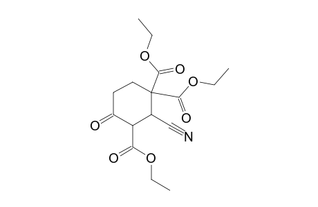 Triethyl 4-Oxo-2-cyanocyclohexane-1,1,3-tricarboxylate