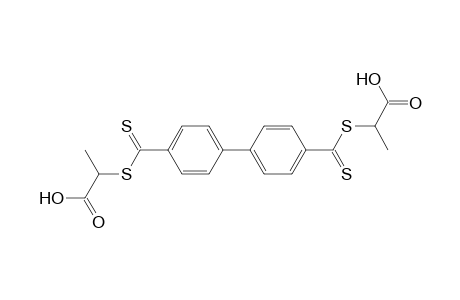 Propanoic acid, 2,2'-[[1,1'-biphenyl]-4,4'-diylbis(carbonothioylthio)]bis-