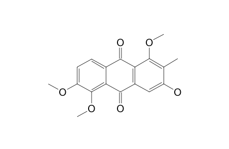 3-HYDROXY-1,5,6-TRIMETHOXY-2-METHYL-9,10-ANTHRAQUINONE