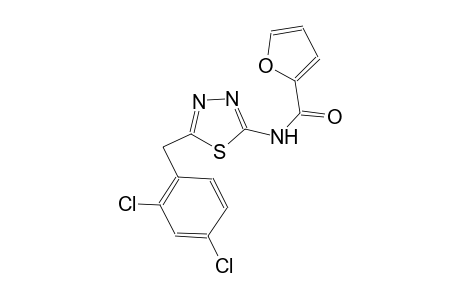 N-[5-(2,4-dichlorobenzyl)-1,3,4-thiadiazol-2-yl]-2-furamide