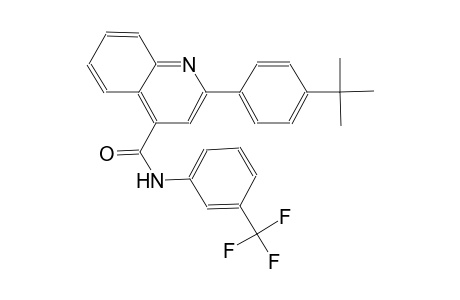 2-(4-tert-butylphenyl)-N-[3-(trifluoromethyl)phenyl]-4-quinolinecarboxamide