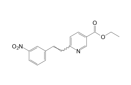 6-(m-nitrostyryl)nicotinic acid, ethyl ester