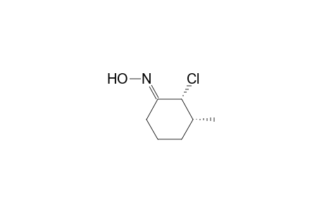 (E)-cis-2-Chloro3-methylcyclohexan-1-one oxime