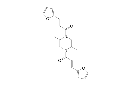 3-Furan-2-yl-1-[4-(3-furan-2-yl-acryloyl)-2,5-dimethyl-piperazin-1-yl]-propenone