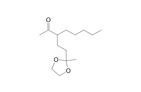 3-(2-(2-methyl-1,3-dioxolan-2-yl)ethyl)octan-2-one