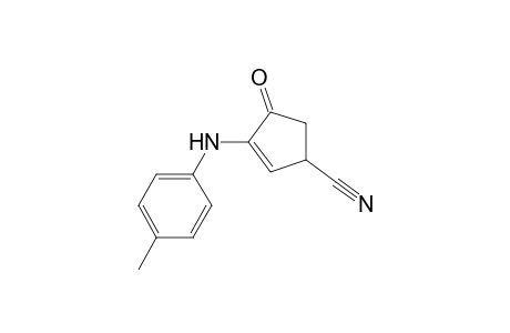 2-Cyclopentene-1-carbonitrile, 3-[(4-methylphenyl)amino]-4-oxo-