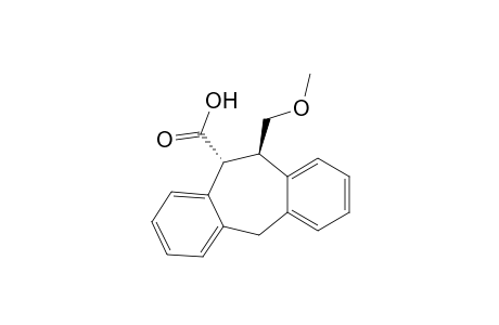 5H-Dibenzo[a,d]cycloheptene-10-carboxylic acid, 10,11-dihydro-11-(methoxymethyl)-, (10R-trans)-