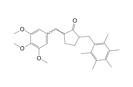 2-(2,3,4,5,6-pentamethylbenzyl)-5-(3,4,5-trimethoxybenzylidene)cyclopentanone