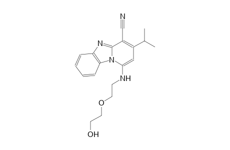 1-{[2-(2-hydroxyethoxy)ethyl]amino}-3-isopropylpyrido[1,2-a]benzimidazole-4-carbonitrile
