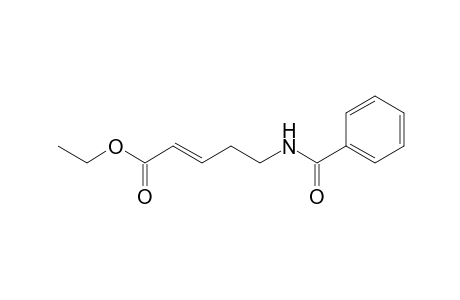 (E)-Ethyl 5-N-benzamido-2-pentenoate