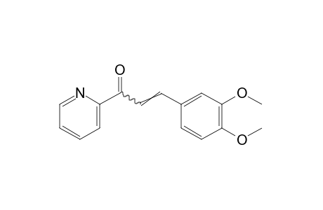 3-(3,4-dimethoxyphenyl)-1-(2-pyridyl)-2-propen-1-one