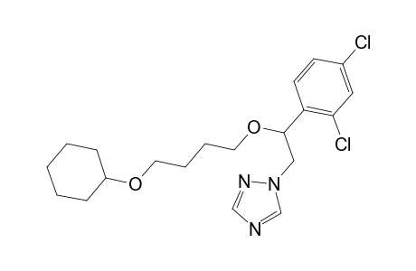 1H-1,2,4-Triazole, 1-[2-[4-(cyclohexyloxy)butoxy]-2-(2,4-dichlorophenyl)ethyl]-
