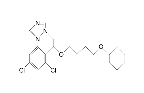 1H-1,2,4-Triazole, 1-[2-[4-(cyclohexyloxy)butoxy]-2-(2,4-dichlorophenyl)ethyl]-