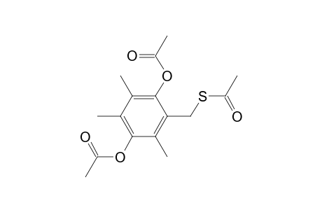 s-(2,5-Diacetoxy-3,4,6-trimethyl-phenylmethyl)thioacetate