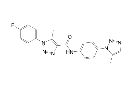 1H-1,2,3-triazole-4-carboxamide, 1-(4-fluorophenyl)-5-methyl-N-[4-(5-methyl-1H-1,2,3-triazol-1-yl)phenyl]-