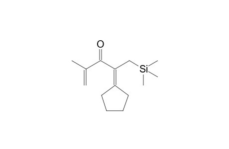 4-Cyclopentylidene-2-methyl-5-(trimethylsilyl)pent-1-en-3-one