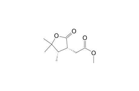 3-Furanacetic acid, tetrahydro-4,5,5-trimethyl-2-oxo-, methyl ester, cis-